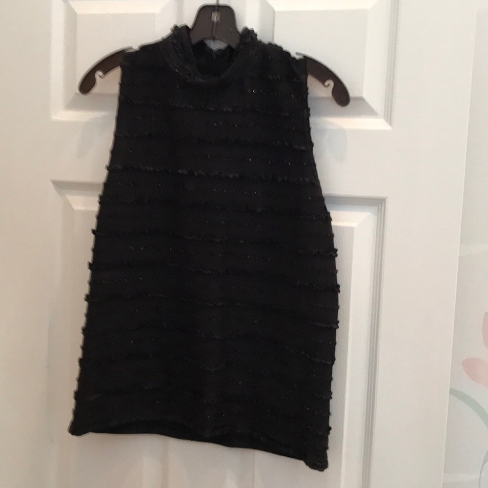 Black evening top